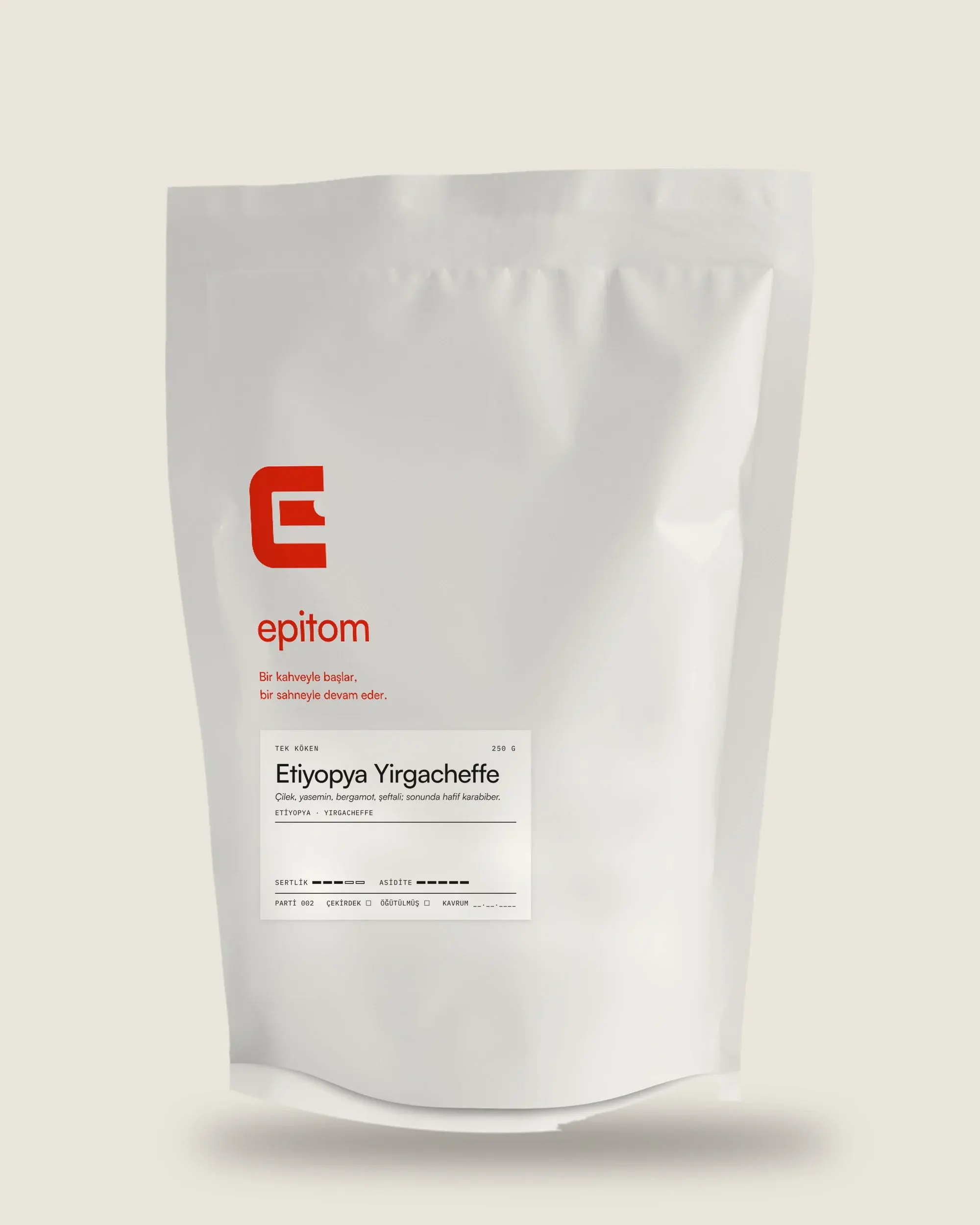 Etiyopya Yirgacheffe paketi